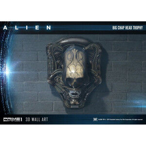 Prime 1 Studio Alien 3D Wall Art Alien Big Chap Head Trophy 