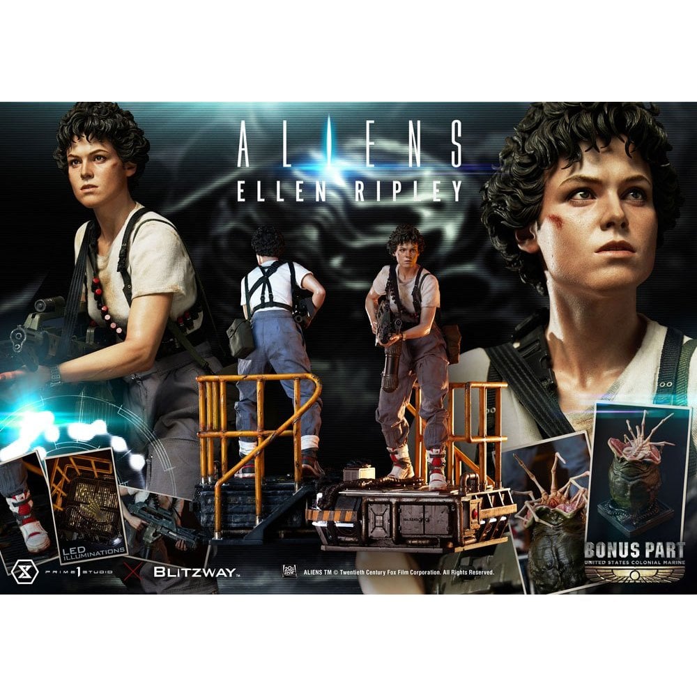 Aliens Premium 1/4 Scale Ultimate Premium Masterline Series Ellen Ripley Bonus Version 