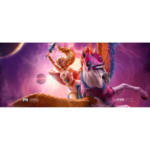 Iron Studios Masters of the Universe 1/10 BDS Art Scale She-Ra and Swiftwind 