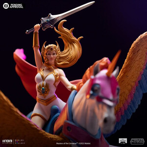 Iron Studios Masters of the Universe 1/10 BDS Art Scale She-Ra and Swiftwind 