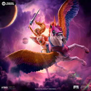 Iron Studios Masters of the Universe 1/10 BDS Art Scale She-Ra and Swiftwind 