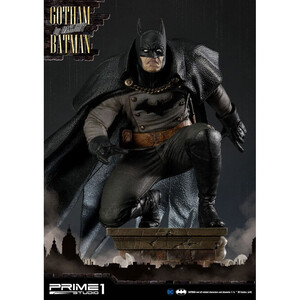 Prime 1 Studio Batman Arkham Origins 1/5 Scale Concept Masterline Gotham By Gaslight Batman Black Version 