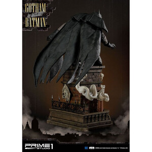 Prime 1 Studio Batman Arkham Origins 1/5 Scale Concept Masterline Gotham By Gaslight Batman Black Version 