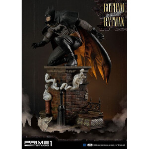 Prime 1 Studio Batman Arkham Origins 1/5 Scale Concept Masterline Gotham By Gaslight Batman Black Version 