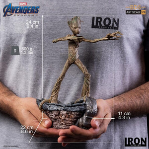 Iron Studios Avengers Endgame 1/10 BDS Art Scale Groot 