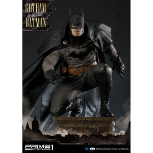 Prime 1 Studio Batman Arkham Origins 1/5 Scale Concept Masterline Gotham By Gaslight Batman Black Version 