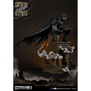 Prime 1 Studio Batman Arkham Origins 1/5 Scale Concept Masterline Gotham By Gaslight Batman Black Version 