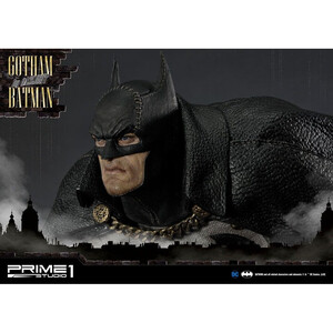 Prime 1 Studio Batman Arkham Origins 1/5 Scale Concept Masterline Gotham By Gaslight Batman Black Version 