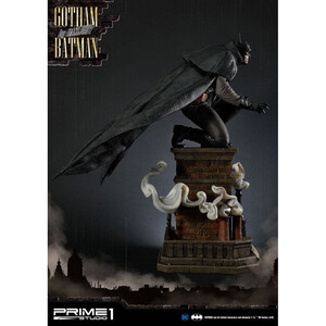 Prime 1 Studio Batman Arkham Origins 1/5 Scale Concept Masterline Gotham By Gaslight Batman Black Version 