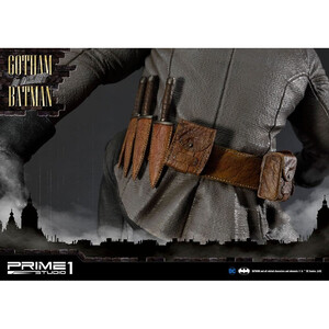 Prime 1 Studio Batman Arkham Origins 1/5 Scale Concept Masterline Gotham By Gaslight Batman Black Version 