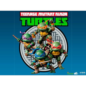 Iron Studios Teenage Mutant Ninja Turtles MiniCo Michelangelo 