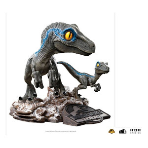 Iron Studios Jurassic World Dominion MiniCo Blue and Beta 