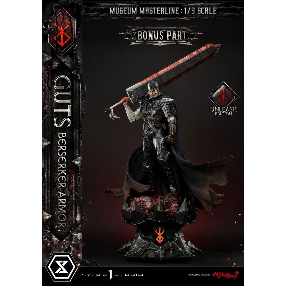 Prime 1 Studio Berserk 1/3 Scale Museum Masterline Guts Berserker Armor Unleash Edition Deluxe Bonus Version 