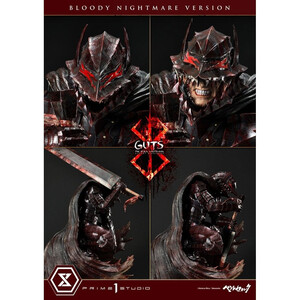 Prime 1 Studio Berserk 1/4 Scale Ultimate Premium Masterline Guts Berserker Bloody Nightmare Version 