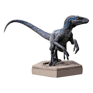 Iron Studios Jurassic World Icons Velociraptor B Blue 