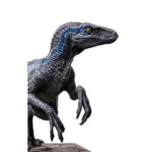 Iron Studios Jurassic World Icons Velociraptor B Blue 