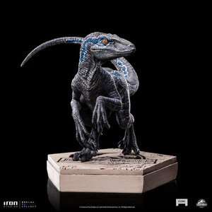 Iron Studios Jurassic World Icons Velociraptor B Blue 