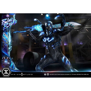 Prime 1 Studio Blue Beetle 1/3 Scale Museum Masterline Series Scale Blue Beetle Deluxe Version 