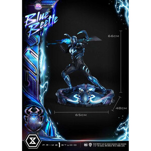 Prime 1 Studio Blue Beetle 1/3 Scale Museum Masterline Series Scale Blue Beetle Deluxe Version 