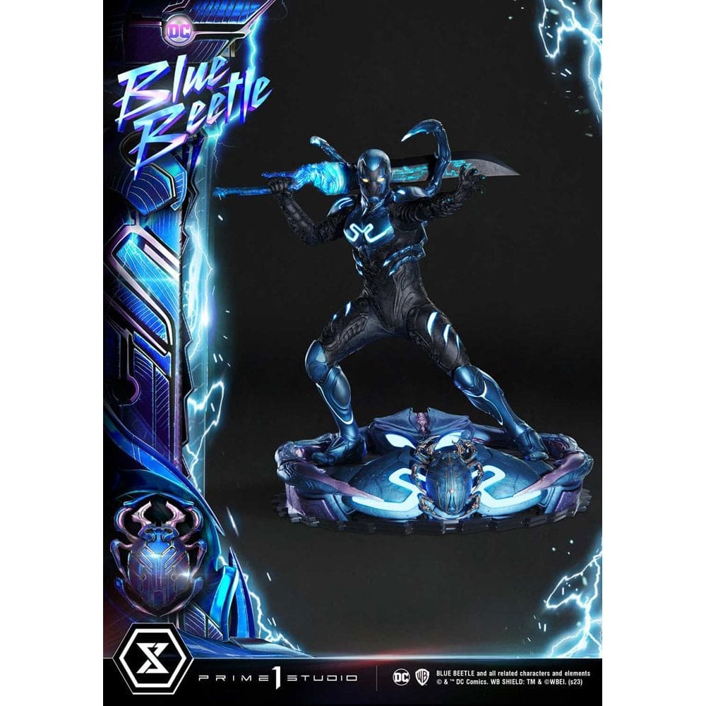 Prime 1 Studio Blue Beetle 1/3 Scale Museum Masterline Series Scale Blue Beetle Regular Version 