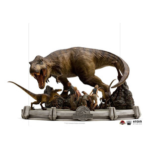 Iron Studios Jurassic Park 1/20 Demi Art Scale The Final Scene 