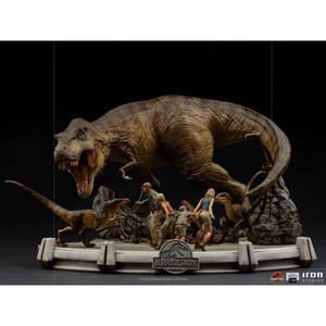 Iron Studios Jurassic Park 1/20 Demi Art Scale The Final Scene 