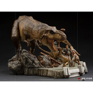 Iron Studios Jurassic Park 1/20 Demi Art Scale The Final Scene 