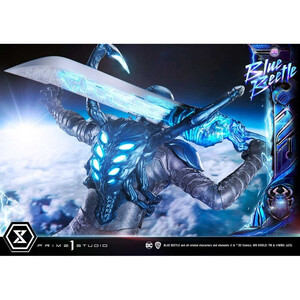 Prime 1 Studio Blue Beetle 1/3 Scale Museum Masterline Series Scale Blue Beetle Regular Version 