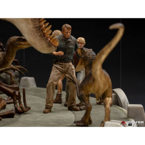 Iron Studios Jurassic Park 1/20 Demi Art Scale The Final Scene 