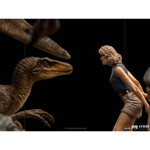 Iron Studios Jurassic Park 1/20 Demi Art Scale The Final Scene 