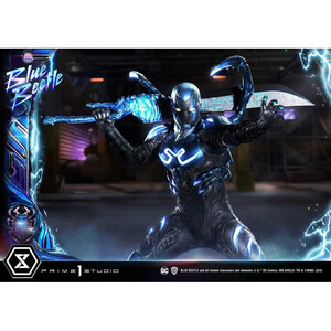Prime 1 Studio Blue Beetle 1/3 Scale Museum Masterline Series Scale Blue Beetle Regular Version 