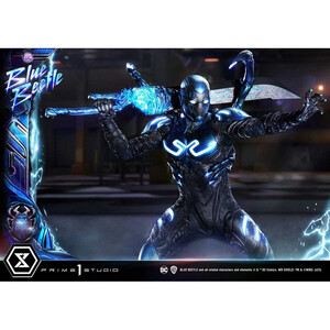 Prime 1 Studio Blue Beetle 1/3 Scale Museum Masterline Series Scale Blue Beetle Regular Version 