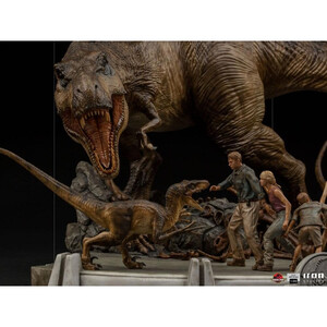 Iron Studios Jurassic Park 1/20 Demi Art Scale The Final Scene 