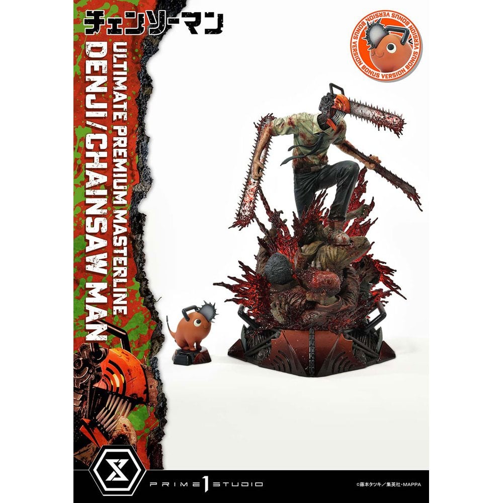 Prime 1 Studio Chainsaw Man 1/4 Scale Ultimate Premium Masterline Denji Deluxe Bonus Version 