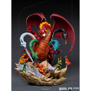 Iron Studios Dungeons & Dragons 1/20 Demi Art Scale Tiamat Battle 