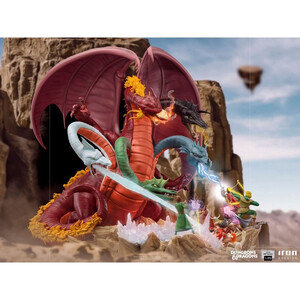 Iron Studios Dungeons & Dragons 1/20 Demi Art Scale Tiamat Battle 