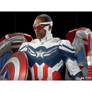 Iron Studios The Falcon and the Winter Soldier 1/4 Legacy Replica Captain America Sam Wilson (Complete) 