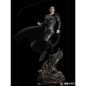 Iron Studios Zack Snyder's Justice League 1/4 Art Scale Superman Black Suit 