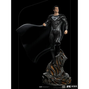 Iron Studios Zack Snyder's Justice League 1/4 Art Scale Superman Black Suit 