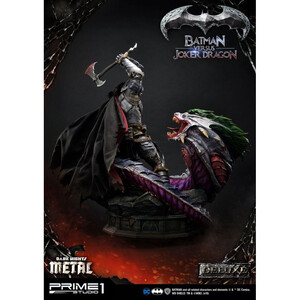 Prime 1 Studio Dark Nights Metal 1/3 Scale Museum Masterline Batman Versus Joker Dragon Deluxe Ver. 
