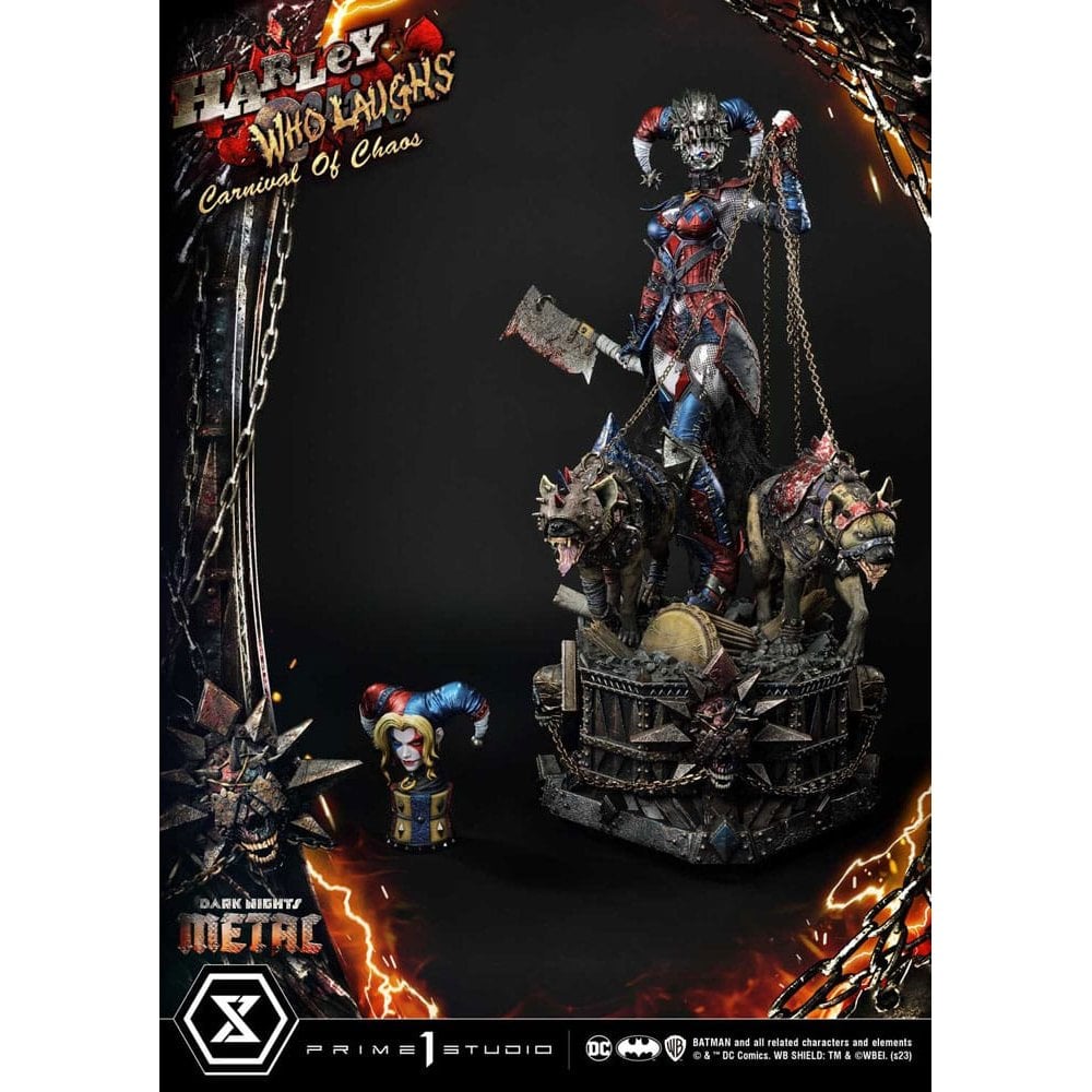 Dark Nights Metal 1/3 Scale Museum Masterline Series Scale Harley Quinn Who Laughs Regular Version 