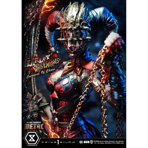 Prime 1 Studio Dark Nights Metal 1/3 Scale Museum Masterline Series Scale Harley Quinn Who Laughs Regular Version 