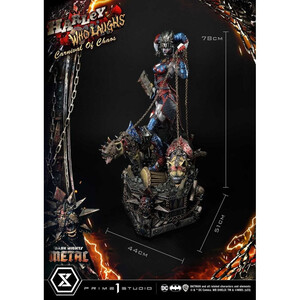 Prime 1 Studio Dark Nights Metal 1/3 Scale Museum Masterline Series Scale Harley Quinn Who Laughs Regular Version 