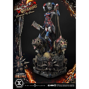 Prime 1 Studio Dark Nights Metal 1/3 Scale Museum Masterline Series Scale Harley Quinn Who Laughs Regular Version 