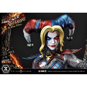 Prime 1 Studio Dark Nights Metal 1/3 Scale Museum Masterline Series Scale Harley Quinn Who Laughs Regular Version 