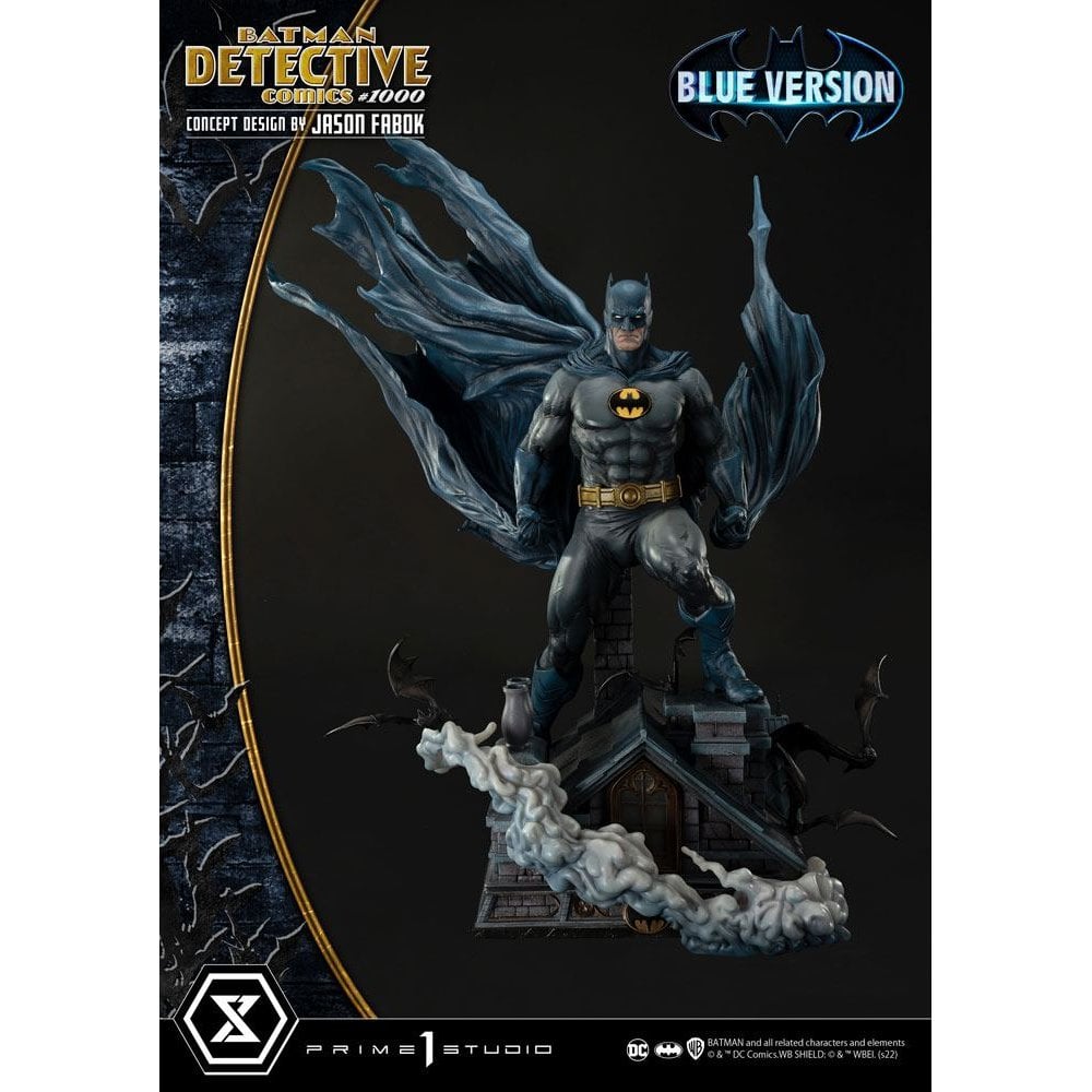 Prime 1 Studio DC Comics 1/3 Scale Museum Masterline Batman Detective Comics #1000 Concept Design by Jason Fabok Blue Version 