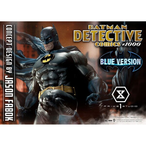 Prime 1 Studio DC Comics 1/3 Scale Museum Masterline Batman Detective Comics #1000 Concept Design by Jason Fabok Blue Version 