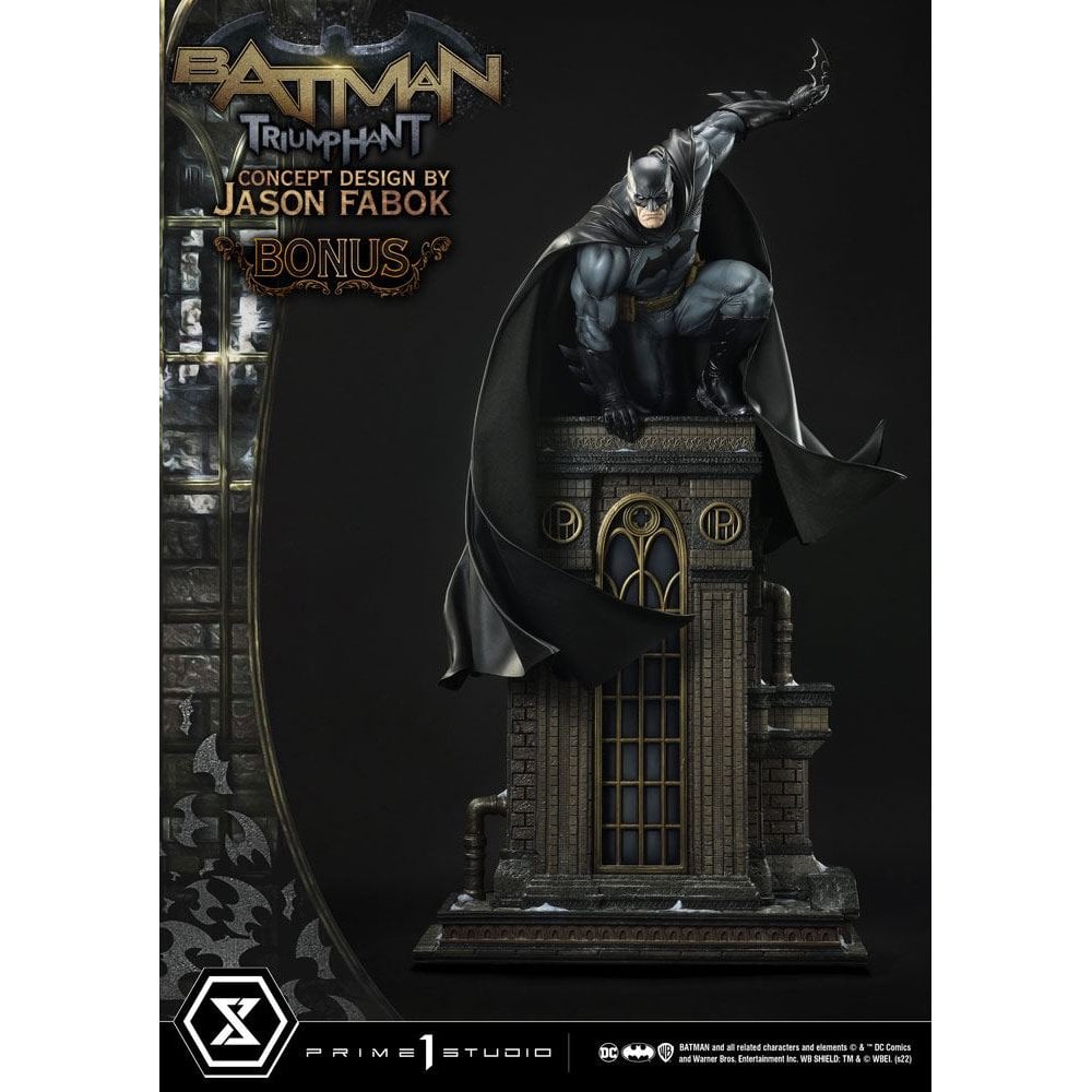 Prime 1 Studio DC Comics 1/3 Scale Museum Masterline Batman Triumphant (Concept Design By Jason Fabok) Bonus Version 