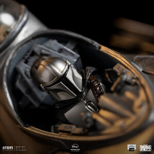 Iron Studios The Book of Boba Fett 1/20 Demi Art Scale Mando's N-1 Starfighter 