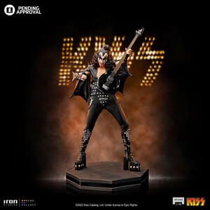 Iron Studios Kiss 1/10 Art Scale Gene Simons Limited Edtition 